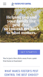 Mobile Screenshot of fosterspestcontrol.com